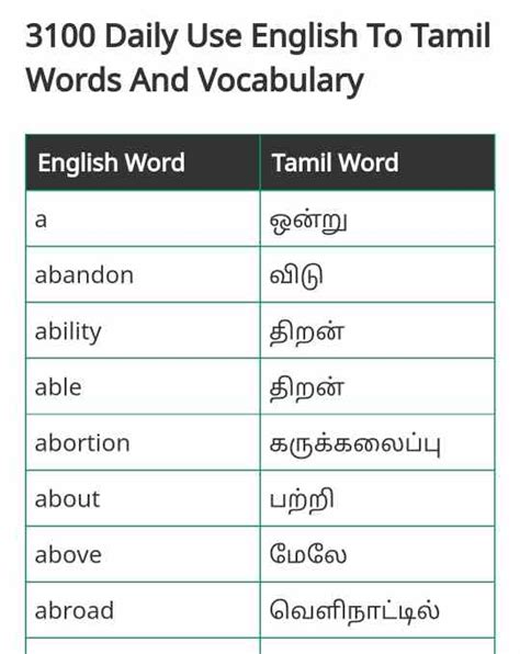 often meaning in tamil|their meaning in tamil dictionary.